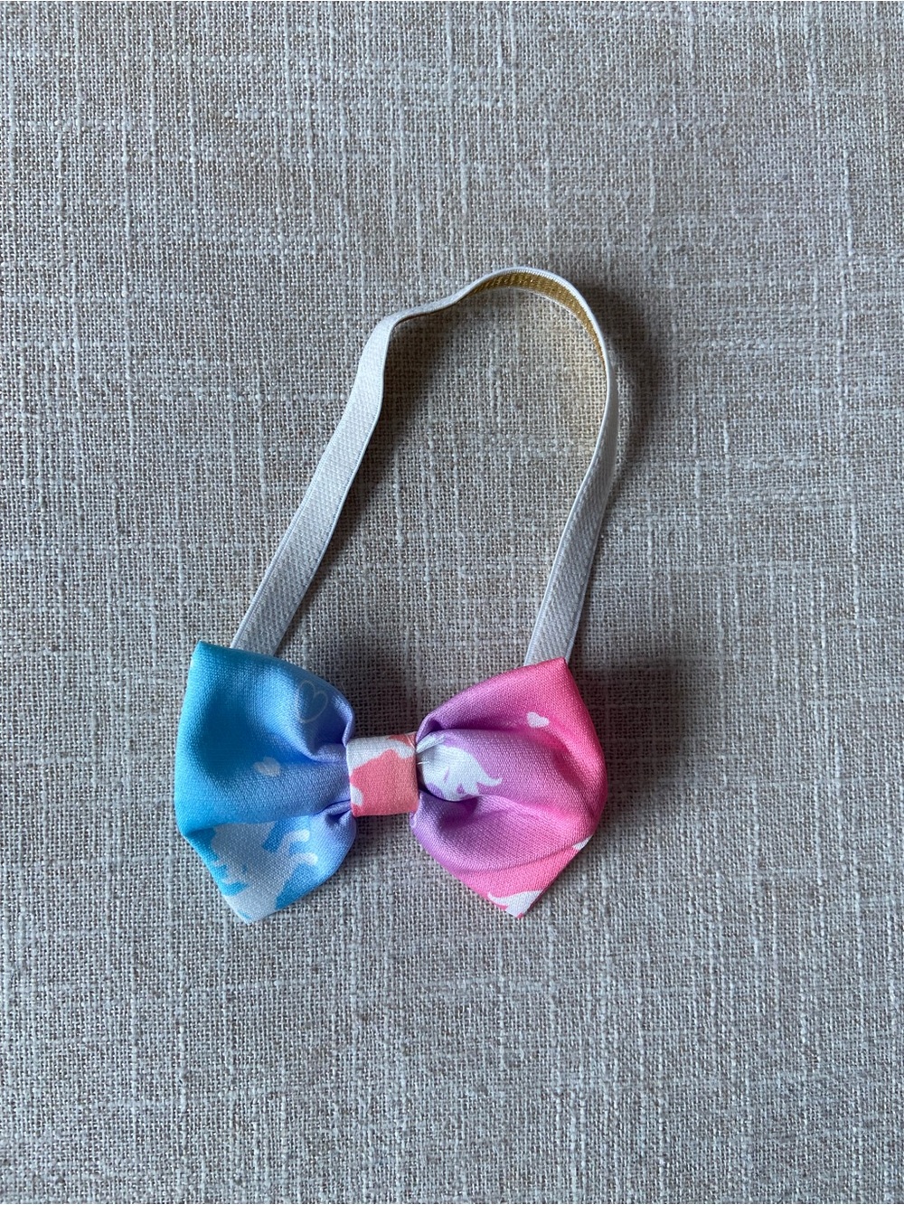 Girl’s Gradient Blue-Pink Bow Unicorn Headband